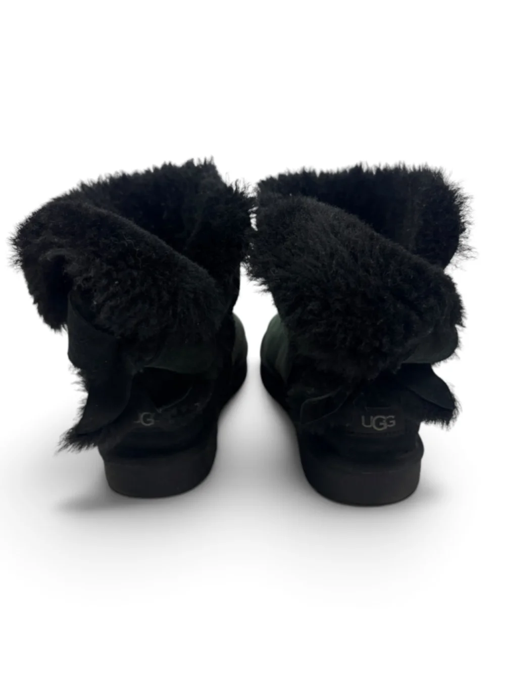 UGG Classic Heritage Bow Boots Women’s 10 Black Short